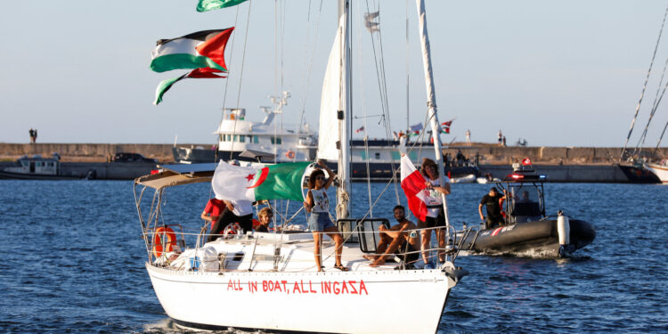 Israel illegally intercepts the Global Sumud Flotilla