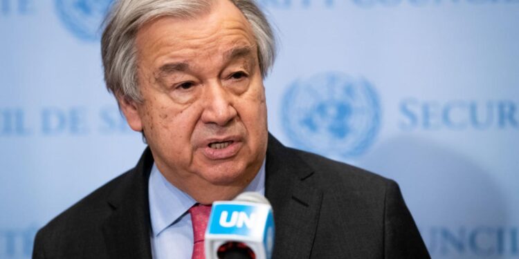 Guterres condemns Beirut strikes amid Iran peace efforts